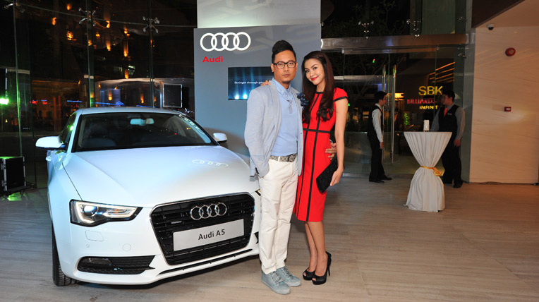 Tăng Thanh Hà rạng ngời trong đêm ra mắt Audi Q3