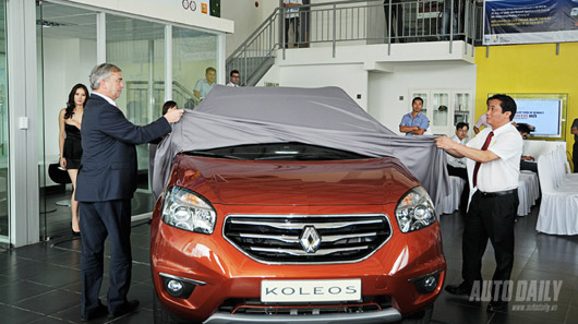  El nuevo Renault Koleos tiene un precio de venta, mil millones de dong