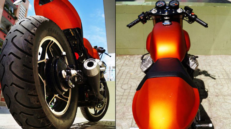 Người Việt độ Honda CX650 thành siêu phẩm Ducati