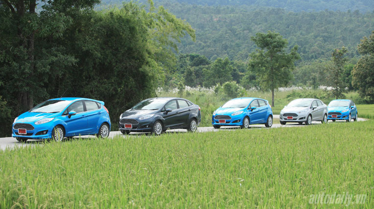 Hành trình Ford Fiesta trên đất Thái